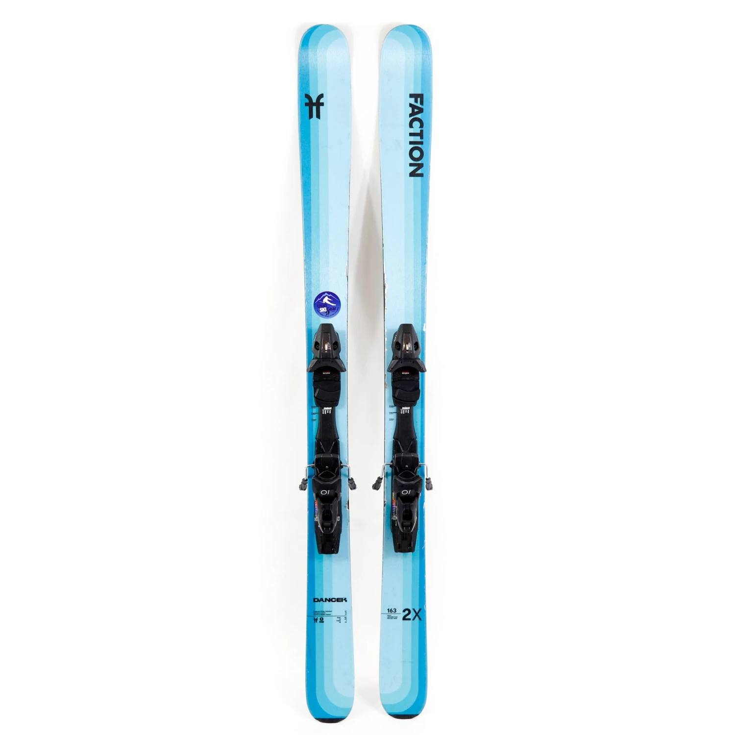 Faction Dancer 2x 163cm + Demo Bindings 2023 - USED 1 Faction Dancer 2x 163cm + Demo Bindings 2023 - USED