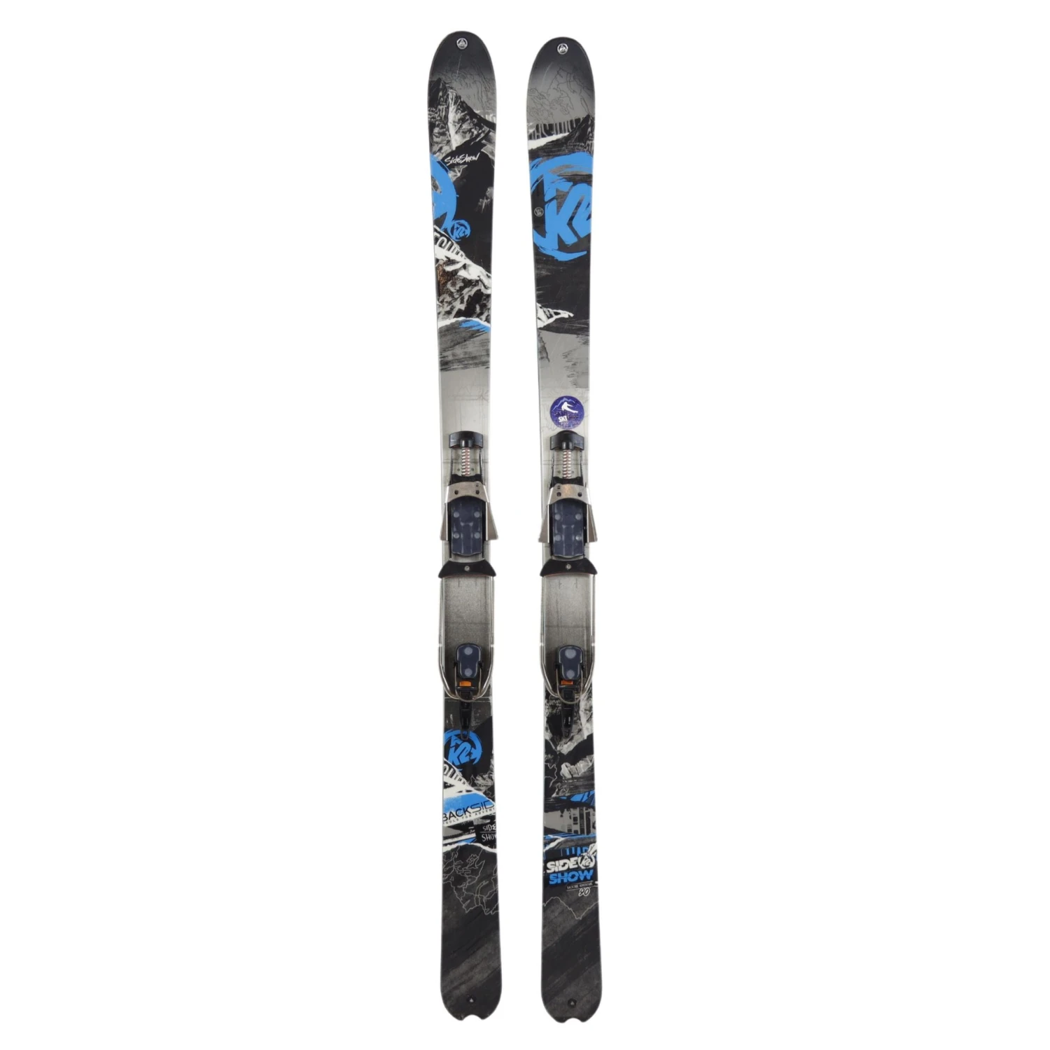 K2 SideShow 181cm + 22 Designs Hammerhead Bindings - USED 1 K2 SideShow 181cm + 22 Designs Hammerhead Bindings - USED