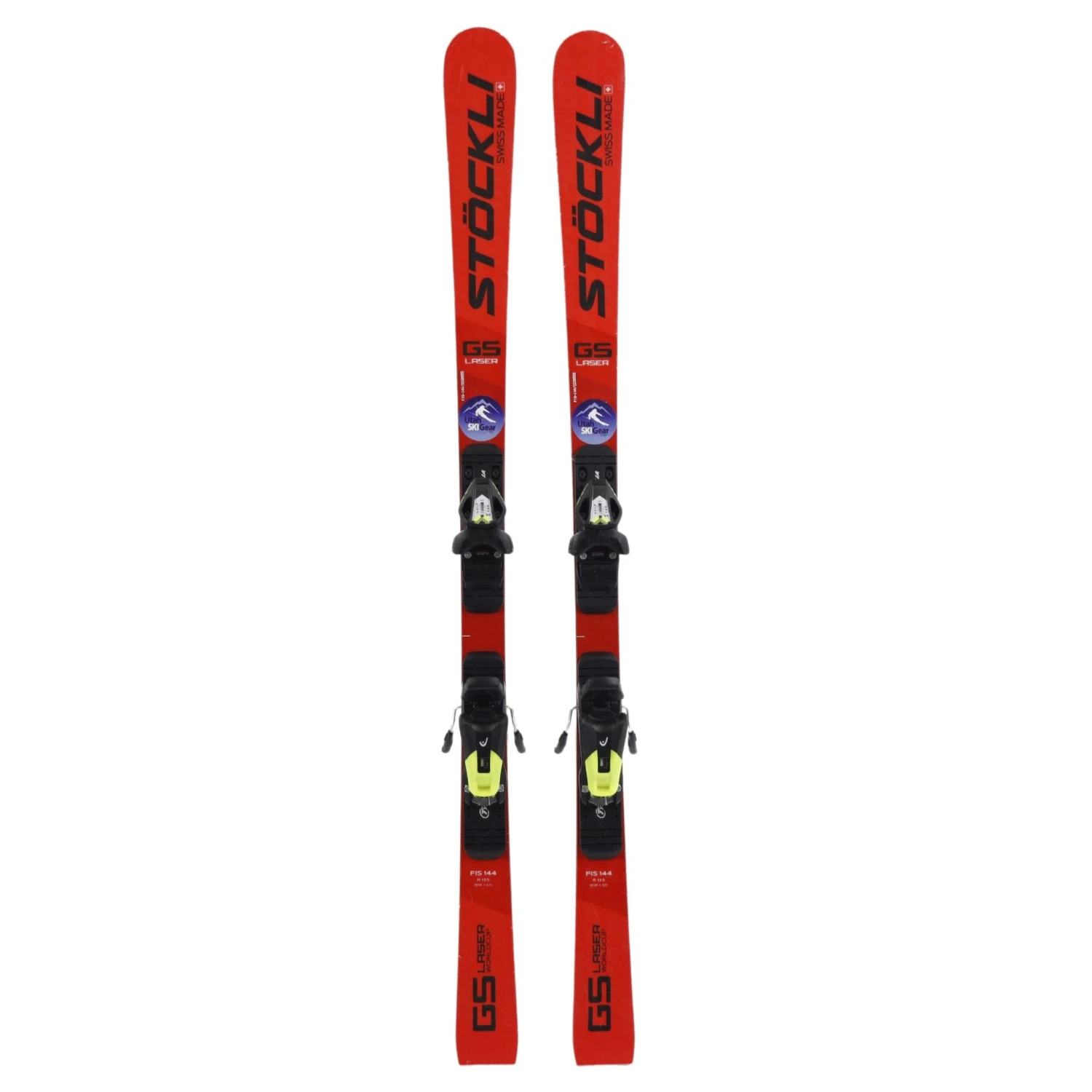 Stockli Laser GS FIS Junior 144cm + Head Bindings - 2023- USED 1 Stockli Laser GS FIS Junior 144cm + Head Bindings - 2023- USED