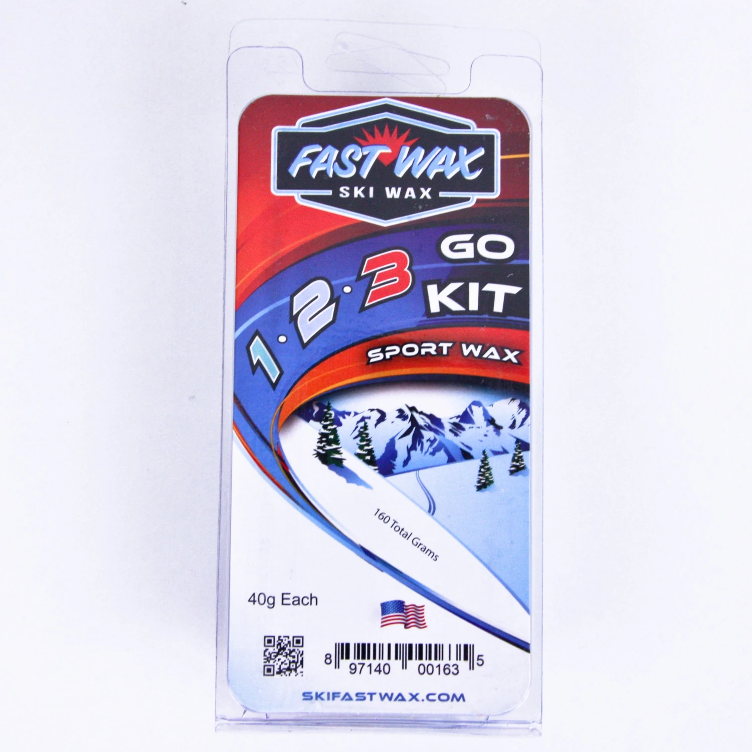 Fast Wax 123 Go Kit - 160g 1 Fast Wax 123 Go Kit - 160g