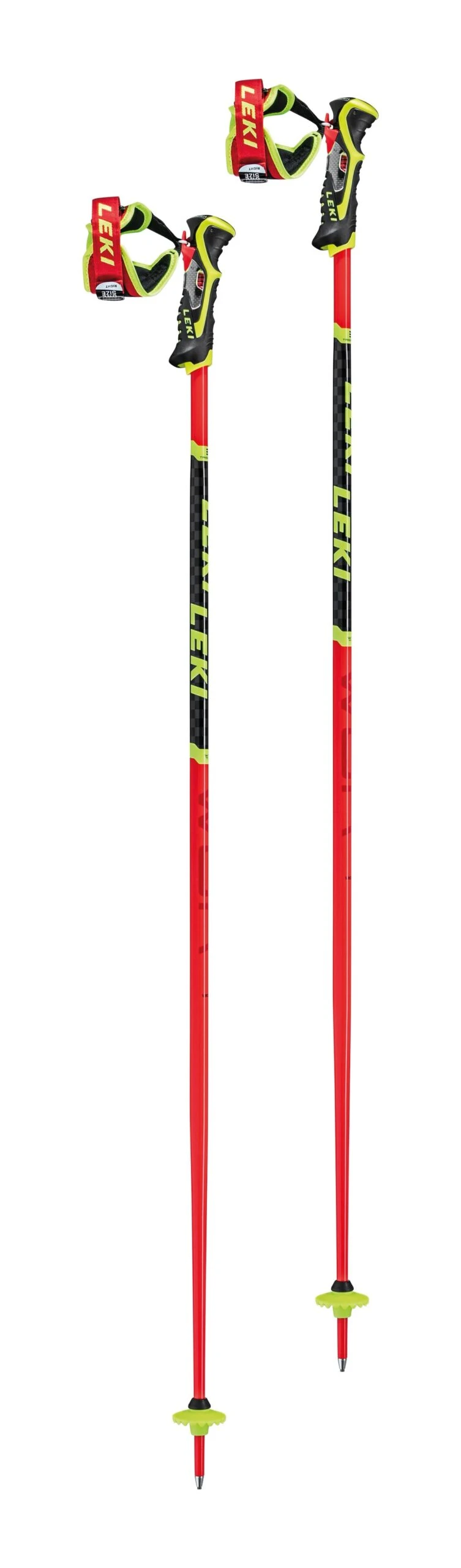Leki WCR TBS SL 3D Aluiminum Alpine Ski Race Poles | Red 1 Leki WCR TBS SL 3D Aluiminum Alpine Ski Race Poles | Red