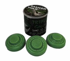 Saucer Wax Green Hot Wax - Cold Weather - 150g