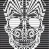 KUU Snowboard Stomp Pad Day Of The Dead Skull-Traction Pad