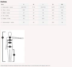 Swix Tista Men's Tights -Utah Ski Gear swixmenssizechart f949d6dc 79ad 41ba accd 1279c4346606